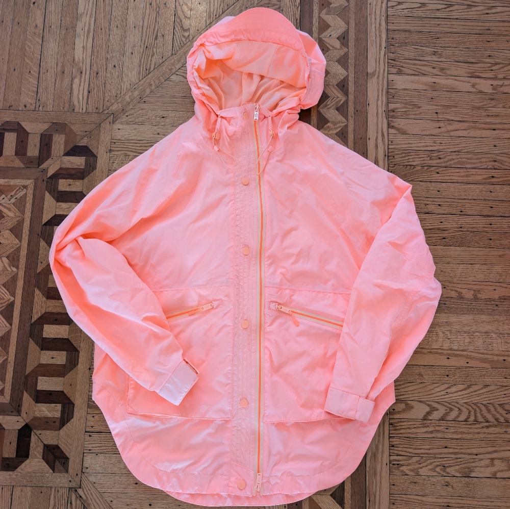 Free People Singing In The Rain Raincoat Size Small